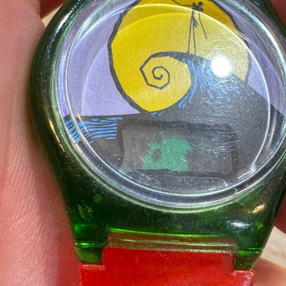 Vintage 1993 Nightmare Before Christmas Watch Touchstone Pictures Original Box